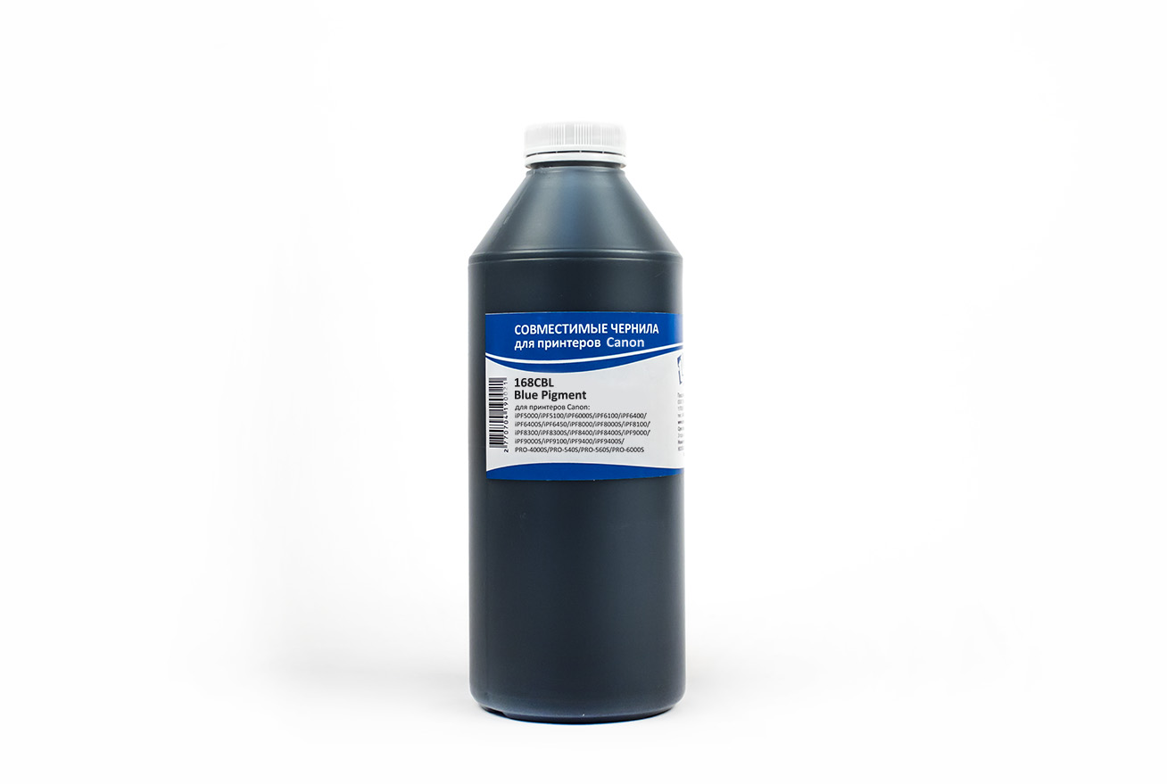  IIMAK 168CBL Blue Pigment 1000,  CANON PFI-101B/103B 105B/106B/301B 302B/304B/306B 701B/702B 704B/706B