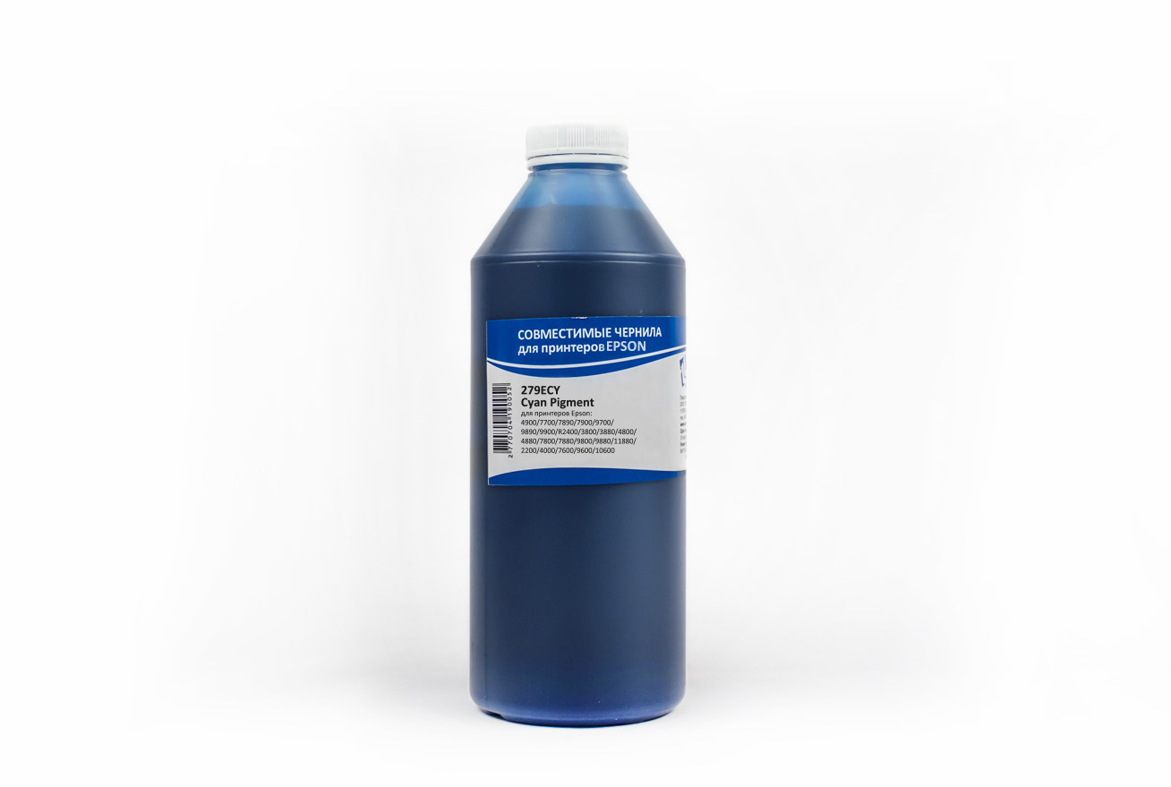  IIMAK 279ECY Cyan Pigment 1000,  Epson Stylus Pro 4900, 7700, 7890, 7900, 9700, 9890, 9900, 3800, 3880, 4800, 4880, 7800, 7880, 9800, 9880, 11880, 4000, 7600, 9600, 10600