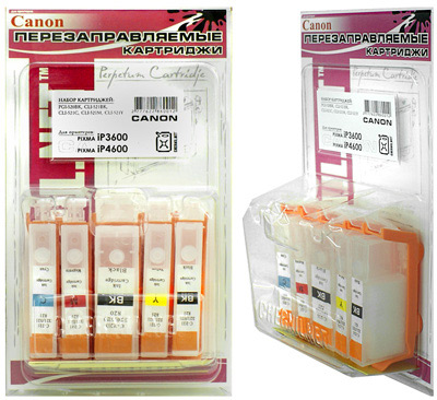 _���������������� ��������� ��� iP3600/iP4600 (PGI-520Bk CLI-521) x5 ��� �����
