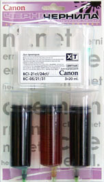 ����������� �������� ��� CANON BCI-21/24/31 COLOR (CIM 24A) 3x20 ��.